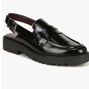 NWT franco sarto coppola slingback loafer black